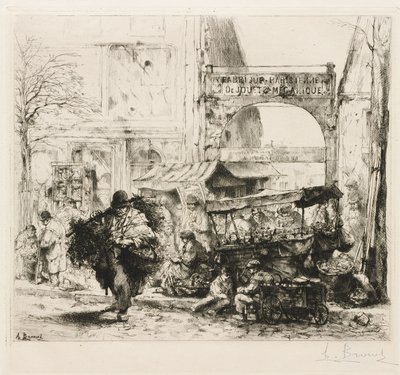 En Matinee Avenue de Clichy av Auguste Brouet