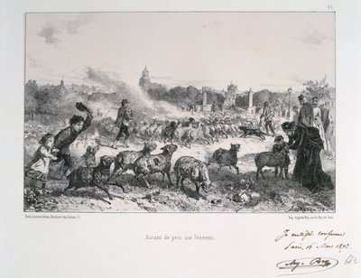 Så många tagna från fienden, fransk-preussiska kriget, 1870 1872 av Auguste Bry