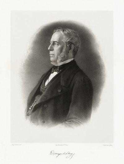 Edouard Drouyn de Lhuys av Auguste Charles Lemoine