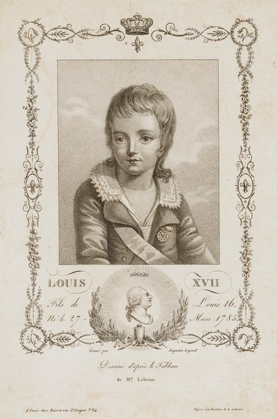 Ludvig XVII av Auguste Claude Simon Legrand