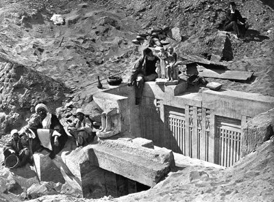 Memphis Saqqara, Egypten, 1893 av Auguste Edouard Mariette