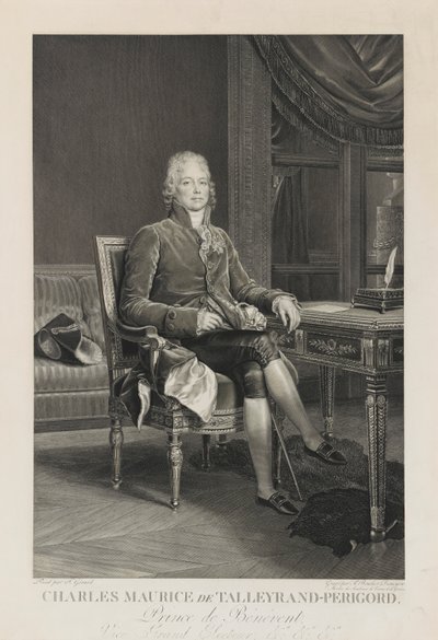 Charles Maurice de Talleyrand-Périgord av Auguste Gaspard Louis Desnoyers