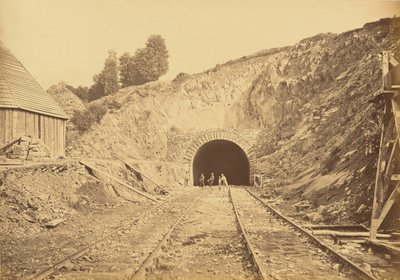 Ingång till Souterrain de Sauvage, Côté de Paris av Auguste Hippolyte Collard