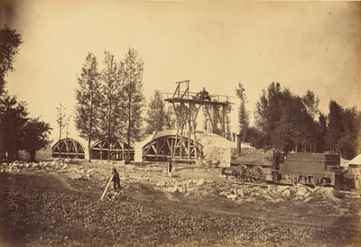 Viadukt över floden Bonson (Loire-dalen) av Auguste Hippolyte Collard