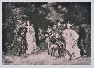 Priset för dans (teckning) av Auguste Lauzet