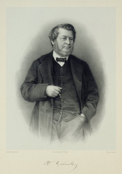Porträtt av Adolphe Guéroult 1810-1872. av Auguste Lemoine