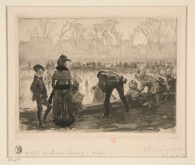 I Luxemburg (I Luxemburg) av Auguste Lepere