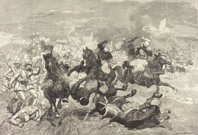 I Sudan: Slaget vid El-Teb, 18831890. av Auguste Lepere