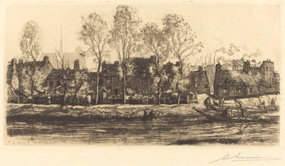 Sommes strand vid Amiens av Auguste Lepere