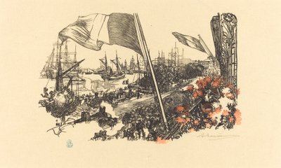Dedikationssida av Auguste Lepere