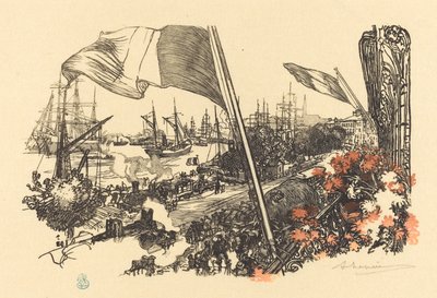 Dedikationssida, utgiven 1900. av Auguste Lepere