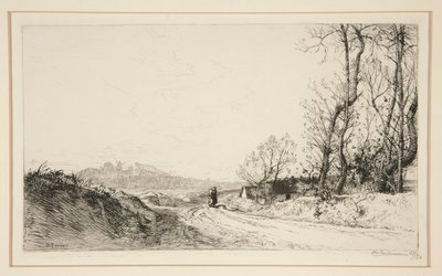 Derni?res feuilles (Vend?e) (Last Leaves [Vendee]) av Auguste Lepere