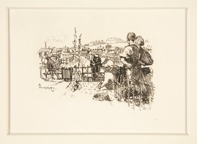 Trädgårdsarbete av Auguste Lepere