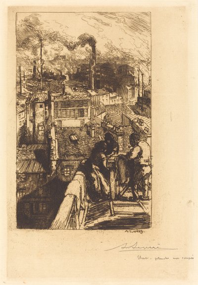 Gobelins Quarter av Auguste Lepere