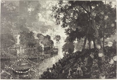 Snö I Paris av Auguste Lepere