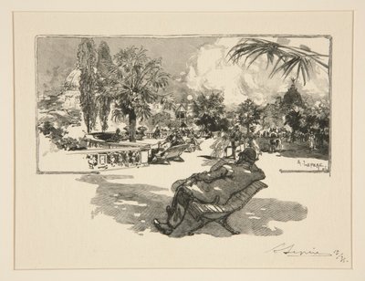 Liberal Arts terrass av Auguste Lepere