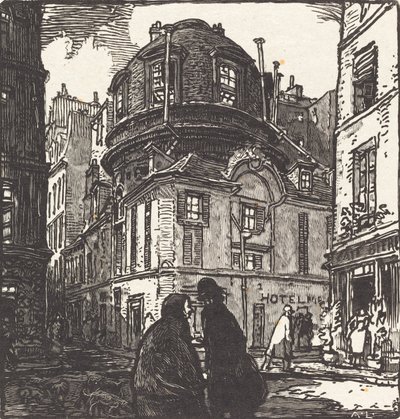 Den gamla medicinska akademin, utgiven 1901. av Auguste Lepere