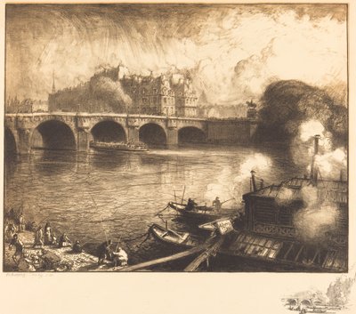 Den nya bron av Auguste Lepere