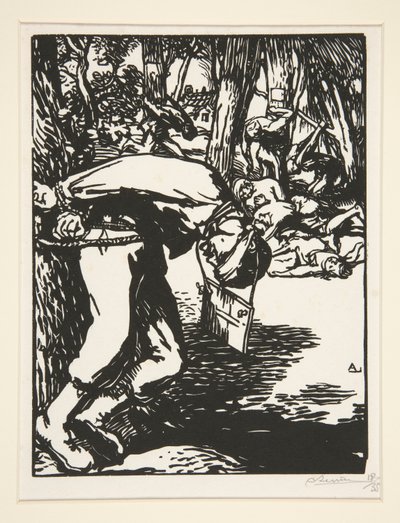 The Francs-Tireurs (Sharpshooters), från The War of 1914, första serien, nr. 11 av Auguste Lepere