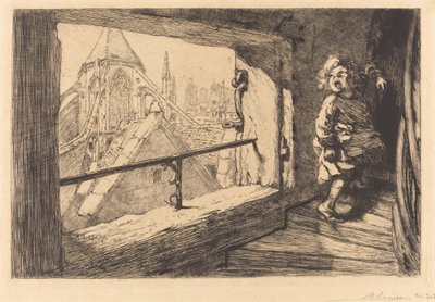 Taken i Saint-Severin av Auguste Lepere
