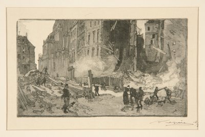 Ouvriers (arbetare) av Auguste Lepere
