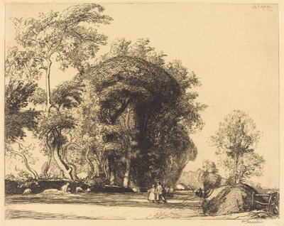 Stig från St.-Gilles, St.-Jean-de-Monts av Auguste Lepere