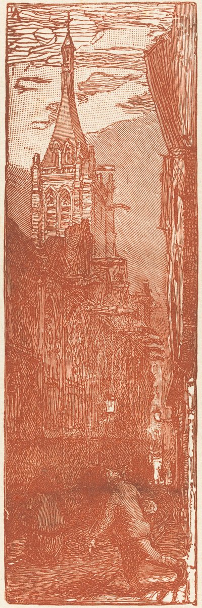 Saint-Severin, publicerad 1901. av Auguste Lepere