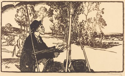 Landskapskonstnären av Auguste Lepere