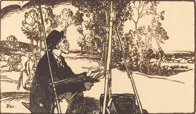 Landskapskonstnären Landskapskonstnären, 1912. av Auguste Lepere