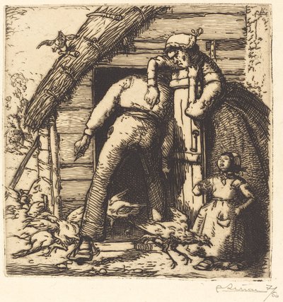 The Poulterer, Vendee av Auguste Lepere