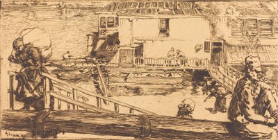 Tvättstugan Tvättstugan, 1891. av Auguste Lepere