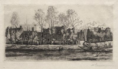 Amiens, Sommes stränder av Auguste Louis Lepère