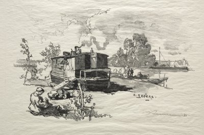 Bostadsbåt av Auguste Louis Lepère