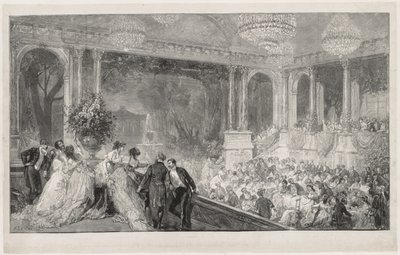Festival på Tuilerierna av Auguste Louis Lepère