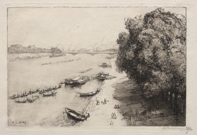 Seinen vid Nationalbron av Auguste Louis Lepère