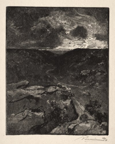 Franchard Valley av Auguste Louis Lepère