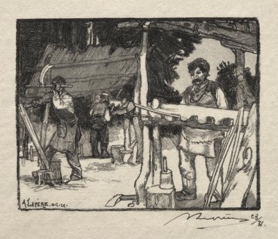 Lamellmakaren av Auguste Louis Lepère