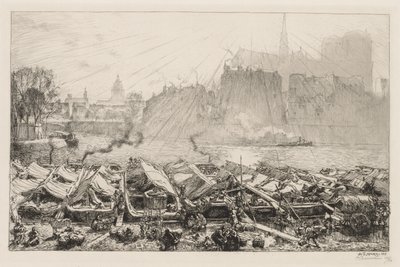 Den stora äppelmarknaden av Auguste Louis Lepère