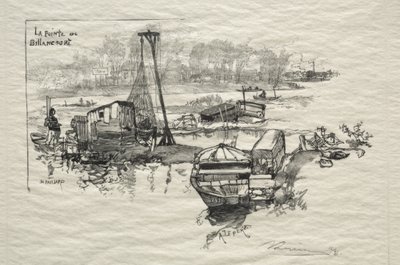 Point of Billancourt av Auguste Louis Lepère