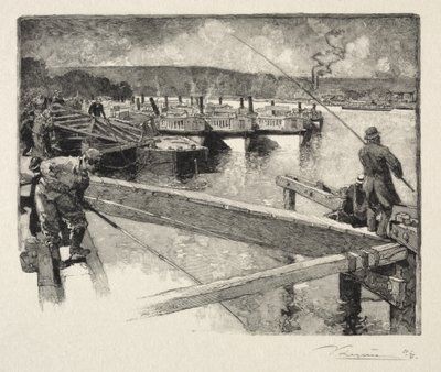 Omnibusgaraget av Auguste Louis Lepère