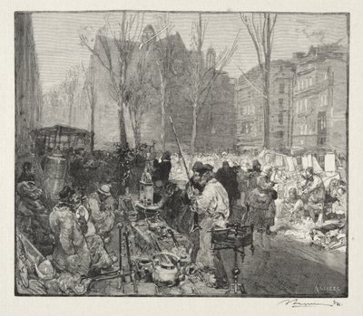 Skrotmarknad av Auguste Louis Lepère