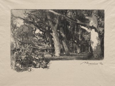 Middag i skogen av Auguste Louis Lepère