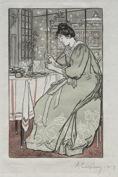 Parisalmanackan, 1897: Vinter av Auguste Louis Lepère