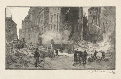 Place Gerson och Rue Restot av Auguste Louis Lepère