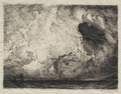 Havslandskap av Auguste Louis Lepère
