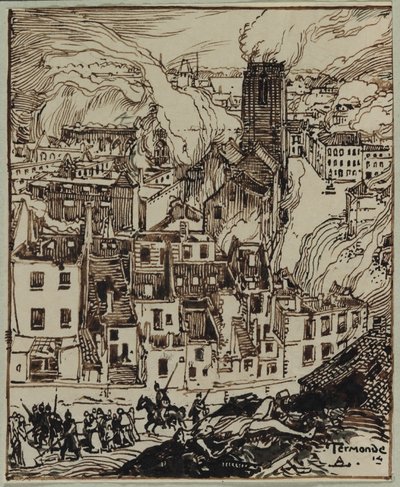 Termonde av Auguste Louis Lepère
