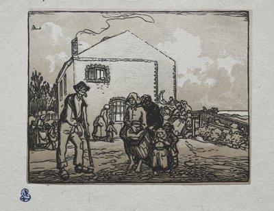 Tiggarna i sista huset av Auguste Louis Lepère