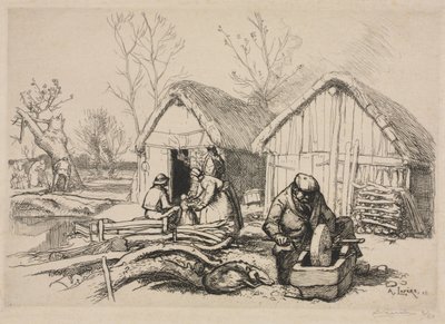 Vedhuggarens hus (Vendée) av Auguste Louis Lepère