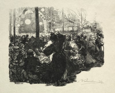 14 juli, Rue de Belleville, 10.00 av Auguste Louis Lepère