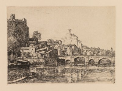 Auguste Lepère: Clisson (Loire-Maritime) av Auguste Louis Lepère